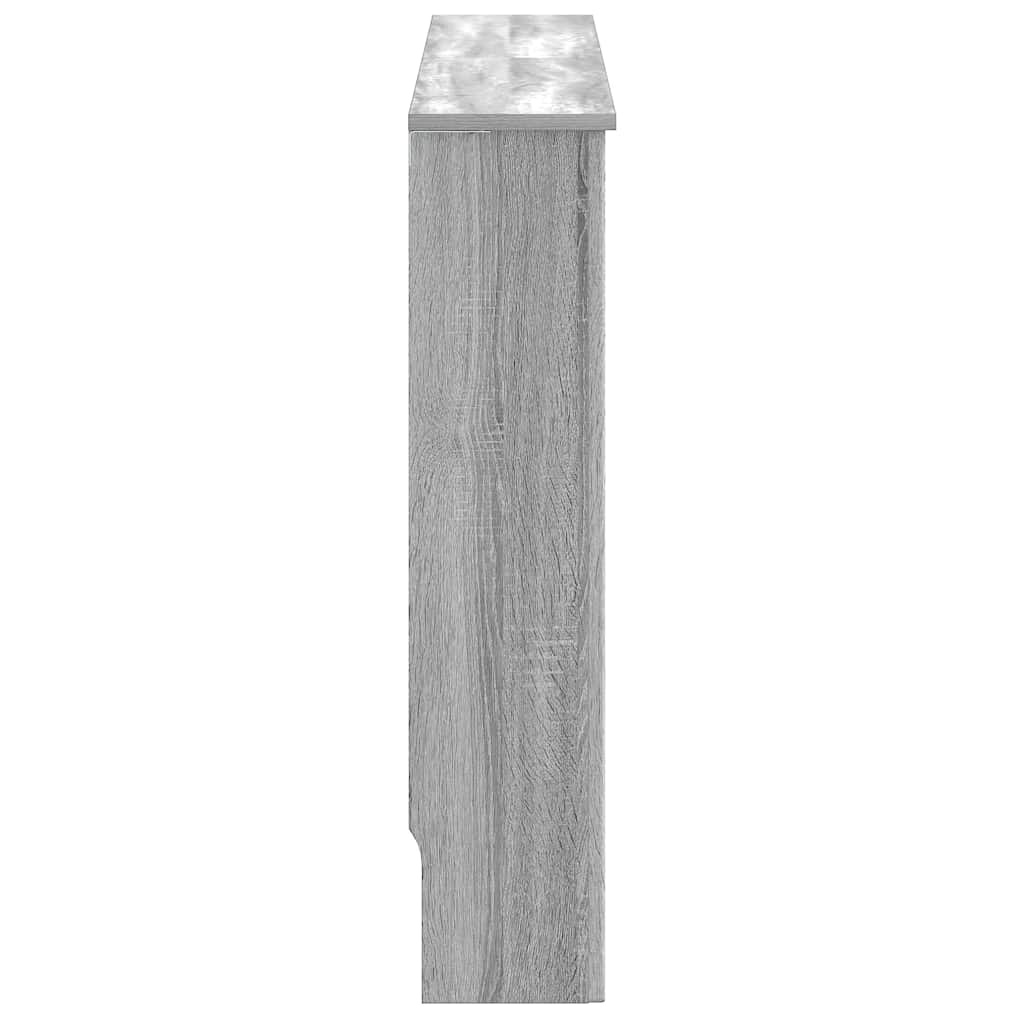 VidaXL Radiatorafdekking Grijs Sonoma 152 x 19 x 81,5 cm Bewerkt hout