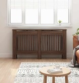 VidaXL Radiatorafdekking Bruin Eiken 152 x 19 x 81,5 cm Bewerkt hout