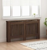 VidaXL Radiatorafdekking Bruin Eiken 152 x 19 x 81,5 cm Bewerkt hout