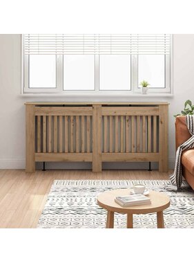 VidaXL Radiatorafdekking Artisan Eiken 172 x 19 x 81,5 cm Bewerkt hout