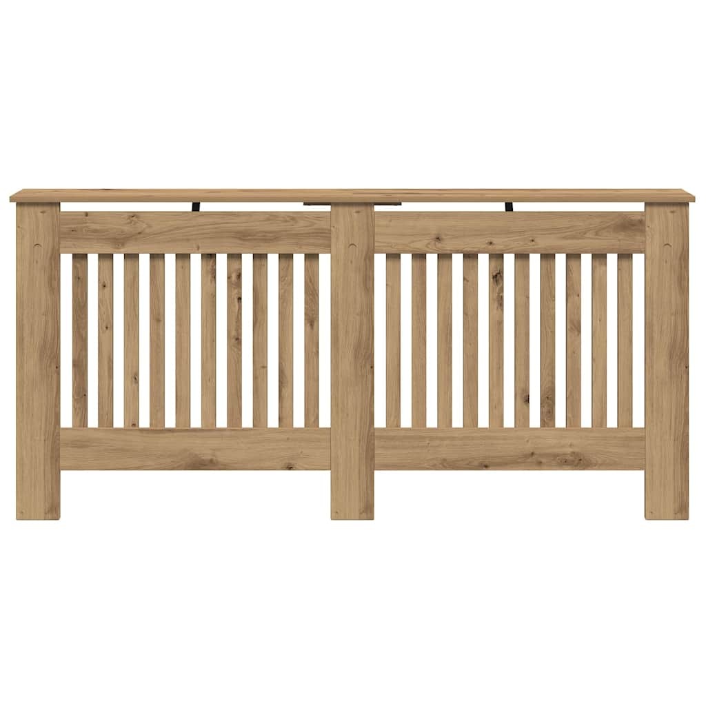 VidaXL Radiatorafdekking Artisan Eiken 172 x 19 x 81,5 cm Bewerkt hout