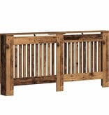 VidaXL Radiatorafdekking Oud Hout 172 x 19 x 81,5 cm Bewerkt hout