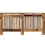 VidaXL Radiatorafdekking Oud Hout 172 x 19 x 81,5 cm Bewerkt hout