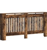 VidaXL Radiatorafdekking Gerookt eiken 172 x 19 x 81,5 cm Bewerkt hout