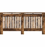 VidaXL Radiatorafdekking Gerookt eiken 172 x 19 x 81,5 cm Bewerkt hout