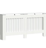 VidaXL Radiatorafdekking Hoogglans wit 172 x 19 x 81,5 cm Bewerkt hout