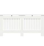 VidaXL Radiatorafdekking Hoogglans wit 172 x 19 x 81,5 cm Bewerkt hout