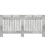VidaXL Radiatorafdekking Beton Grijs 172 x 19 x 81,5 cm Bewerkt hout