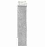 VidaXL Radiatorafdekking Beton Grijs 172 x 19 x 81,5 cm Bewerkt hout