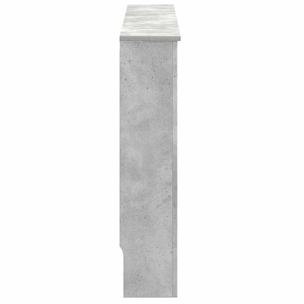 VidaXL Radiatorafdekking Beton Grijs 172 x 19 x 81,5 cm Bewerkt hout