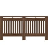 VidaXL Radiatorafdekking bruin eikenkleur 172x19x81,5cm Bewerkt hout