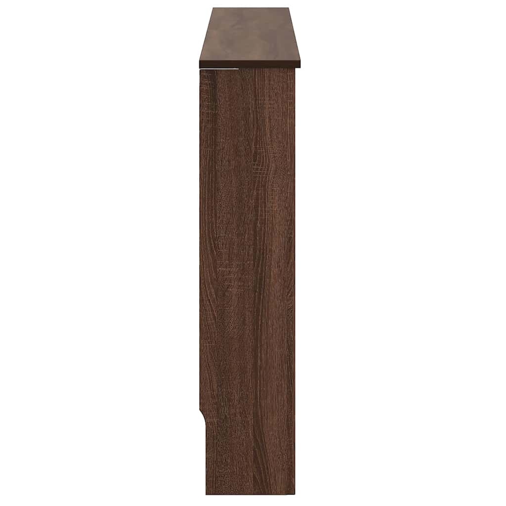 VidaXL Radiatorafdekking bruin eikenkleur 172x19x81,5cm Bewerkt hout