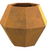 VidaXL Plantenbak Roestig 50 x 50 x 40 cm Cortenstaal