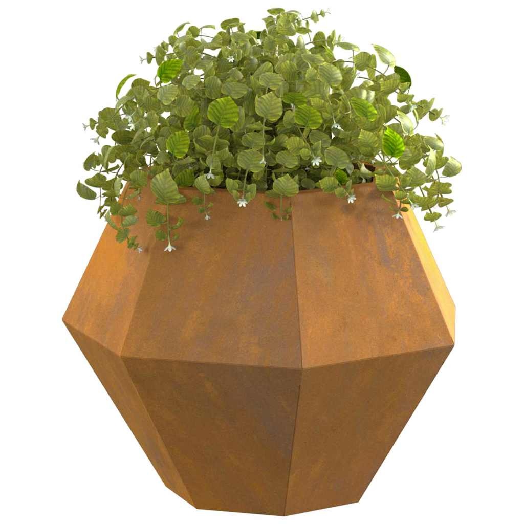VidaXL Plantenbak Roestig 50 x 50 x 40 cm Cortenstaal