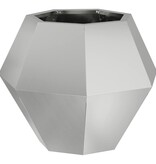 VidaXL Plantenbak 2 pcs Zilver 50 x 50 x 40 cm Gegalvaniseerd staal