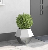 VidaXL Plantenbak Zilver 50 x 50 x 40 cm Gegalvaniseerd staal