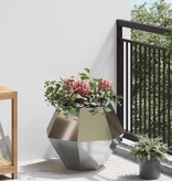 VidaXL Plantenbak Zilver 50 x 50 x 40 cm Gegalvaniseerd staal
