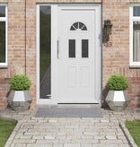 VidaXL Plantenbak 2 pcs Zilver 50 x 50 x 40 cm Roestvrij staal