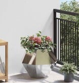 VidaXL Plantenbak 2 pcs Zilver 50 x 50 x 40 cm Roestvrij staal