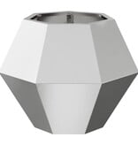 VidaXL Plantenbak Zilver 50 x 50 x 40 cm Roestvrij staal