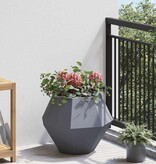 VidaXL Plantenbak 2 pcs Antraciet 50 x 50 x 40 cm Staal