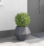 VidaXL Plantenbak Antraciet 50 x 50 x 40 cm Staal