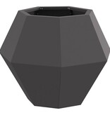 VidaXL Plantenbak 2 pcs Zwart 50 x 50 x 40 cm Staal