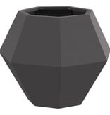 VidaXL Plantenbak Zwart 50 x 50 x 40 cm Staal