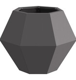 VidaXL Plantenbak Zwart 50 x 50 x 40 cm Staal