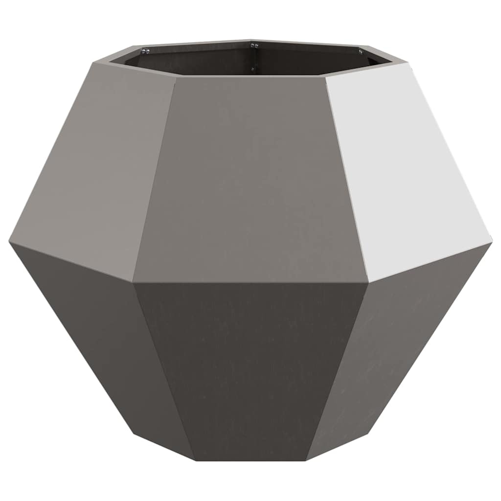 VidaXL Plantenbak 2 pcs Roestig 75 x 75 x 60 cm Cortenstaal