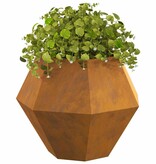 VidaXL Plantenbak Roestig 75 x 75 x 60 cm Cortenstaal