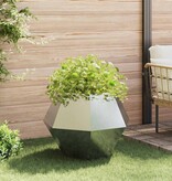 VidaXL Plantenbak 2 pcs Zilver 75 x 75 x 60 cm Gegalvaniseerd staal