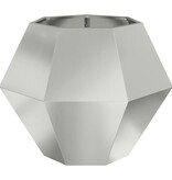 VidaXL Plantenbak Zilver 75 x 75 x 60 cm Gegalvaniseerd staal