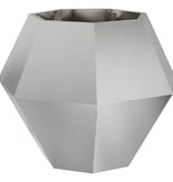 VidaXL Plantenbak Zilver 75 x 75 x 60 cm Roestvrij staal