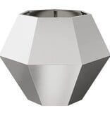 VidaXL Plantenbak Zilver 75 x 75 x 60 cm Roestvrij staal