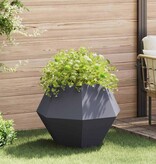 VidaXL Plantenbak Antraciet 75 x 75 x 60 cm Staal