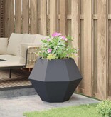 VidaXL Plantenbak Antraciet 75 x 75 x 60 cm Staal