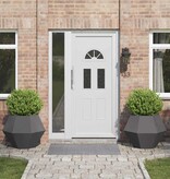 VidaXL Plantenbak 2 pcs Zwart 75 x 75 x 60 cm Staal