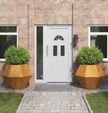 VidaXL Plantenbak 2 pcs Roestig 100 x 100 x 80 cm Cortenstaal