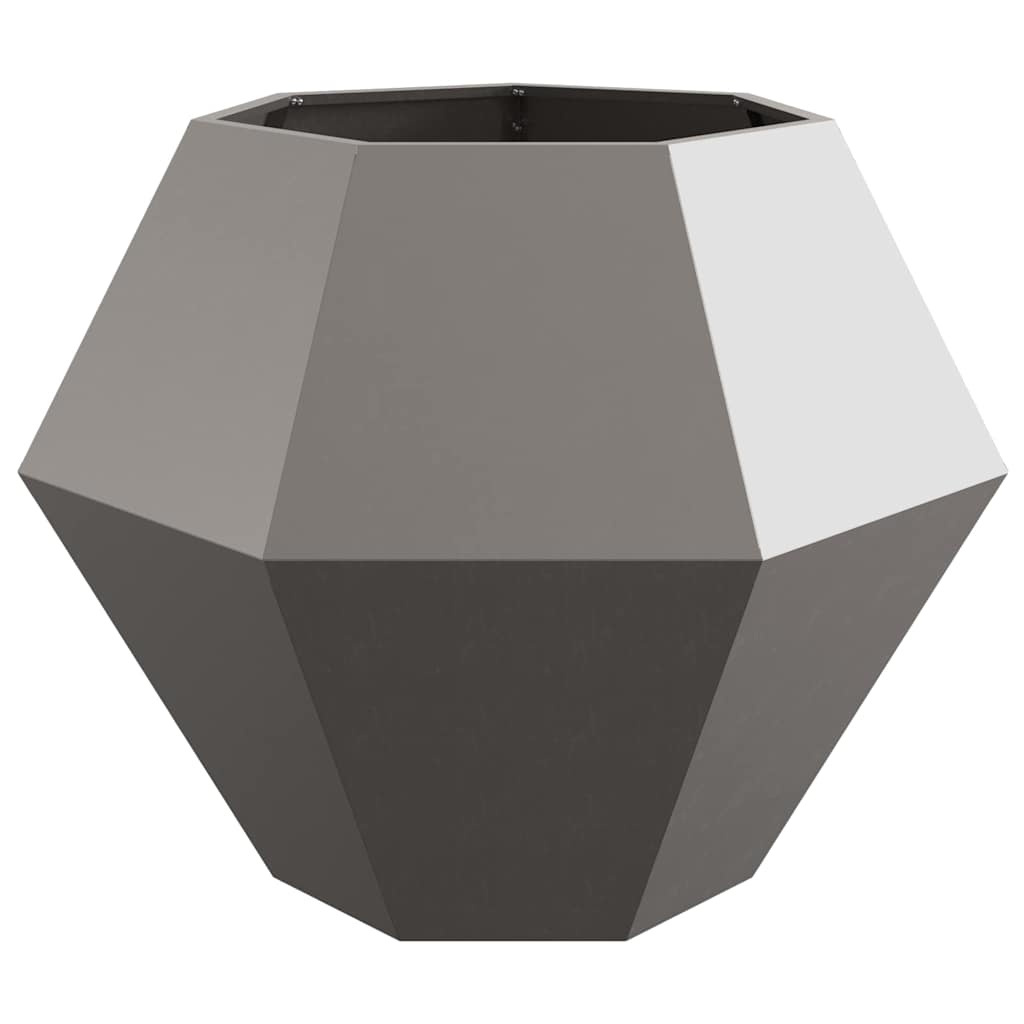 VidaXL Plantenbak 2 pcs Roestig 100 x 100 x 80 cm Cortenstaal