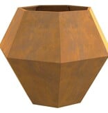 VidaXL Plantenbak Roestig 100 x 100 x 80 cm Cortenstaal