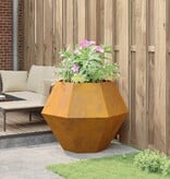 VidaXL Plantenbak Roestig 100 x 100 x 80 cm Cortenstaal