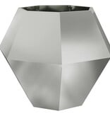 VidaXL Plantenbak 2 pcs Zilver 100 x 100 x 80 cm Gegalvaniseerd staal