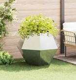 VidaXL Plantenbak Zilver 100 x 100 x 80 cm Gegalvaniseerd staal