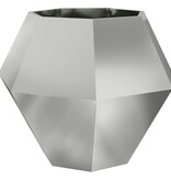 VidaXL Plantenbak Zilver 100 x 100 x 80 cm Gegalvaniseerd staal