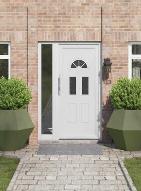 VidaXL Plantenbak 2 pcs Olijf Groen 100 x 100 x 80 cm Staal