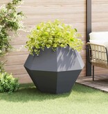 VidaXL Plantenbak Antraciet 100 x 100 x 80 cm Staal