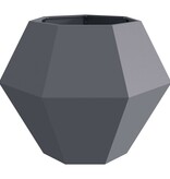 VidaXL Plantenbak Antraciet 100 x 100 x 80 cm Staal