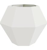 VidaXL Plantenbak Wit 100 x 100 x 80 cm Staal