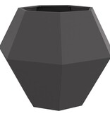 VidaXL Plantenbak 2 pcs Zwart 100 x 100 x 80 cm Staal